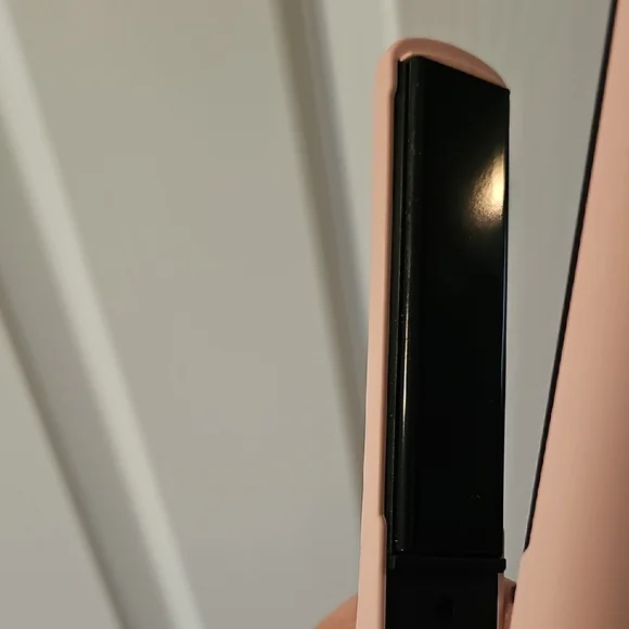 L'ange One Pass Hair Aplatir Ceramic 1" Flat Iron Pink blush color - Picture 12 of 14